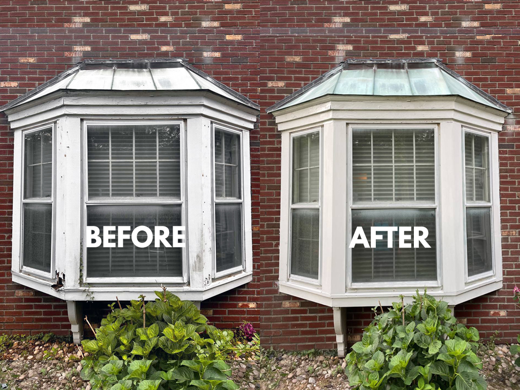Rotten wood window sill repair